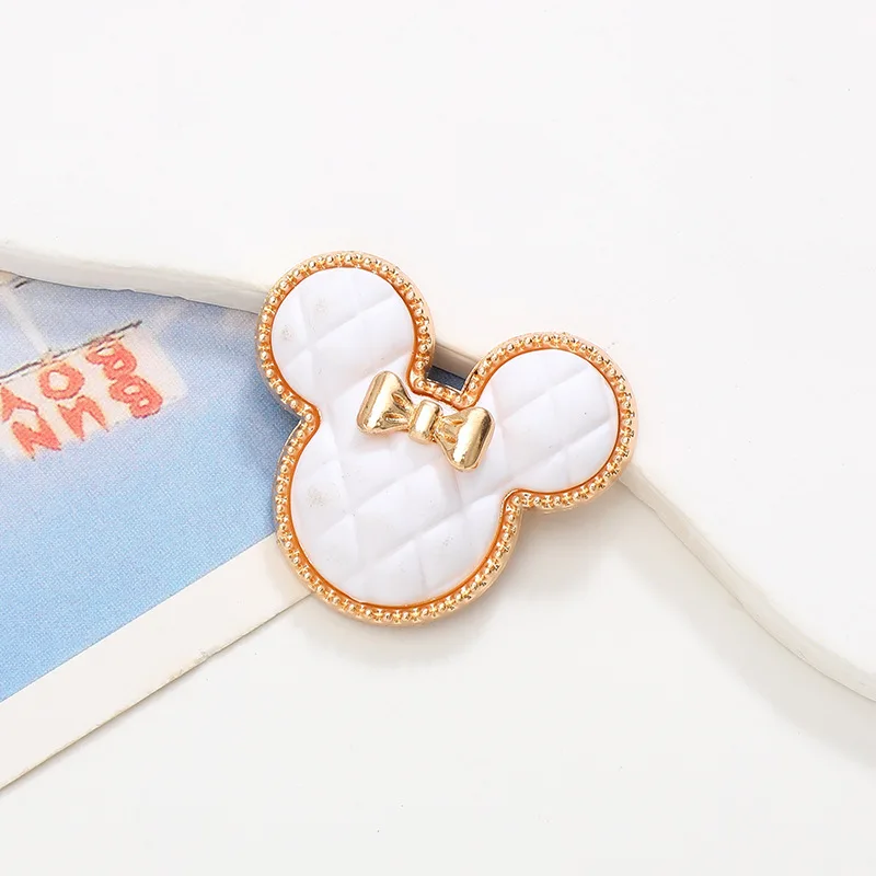 New spray paint Cartoon Doll diy ornament accessories candy color phone case beauty material hole shoes 5