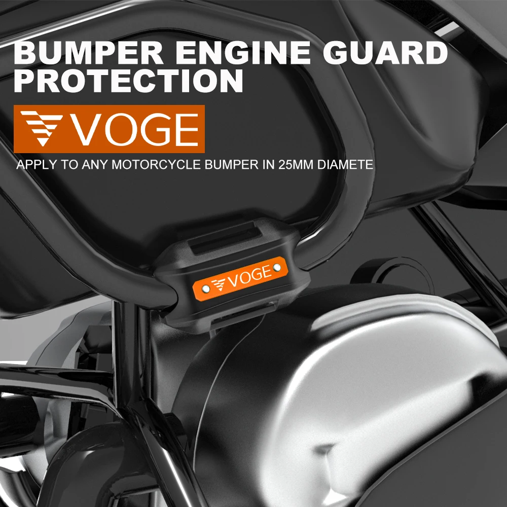 

For LONCIN VOGE 500AC 500R 500 AC / R 300 500 650 AC R RR DS DSX LX 300AC 300RR Engine Guard Bumper Protector Crash Bar Block