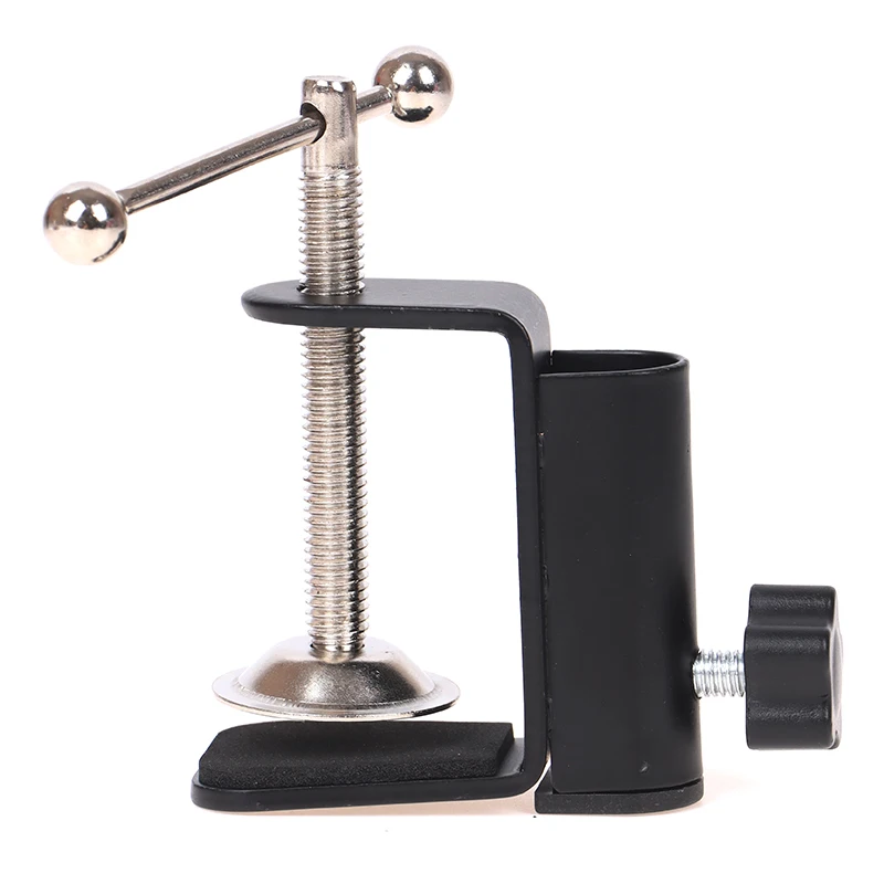 Desktop Mounting Clip 1PC Heavy Duty Metal Plastic for Microphone Desk Lamp Stand