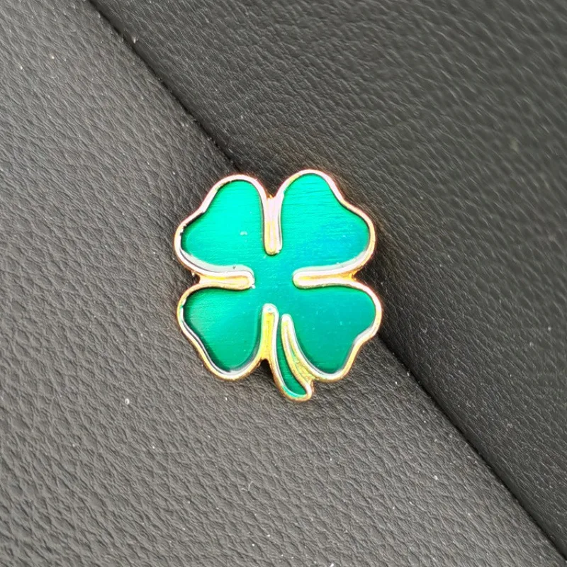 St. Patrick's Day Lucky Four-Leaf Clover Emblem
