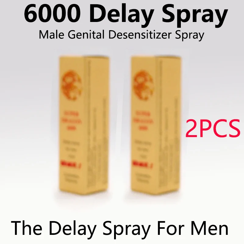 2PCS 6000 DESENSITIZING Spray for Men DELAY Spray Help to DELAY Ejaculation,Premature Ejaculant Supplement Spray,Extra Strong