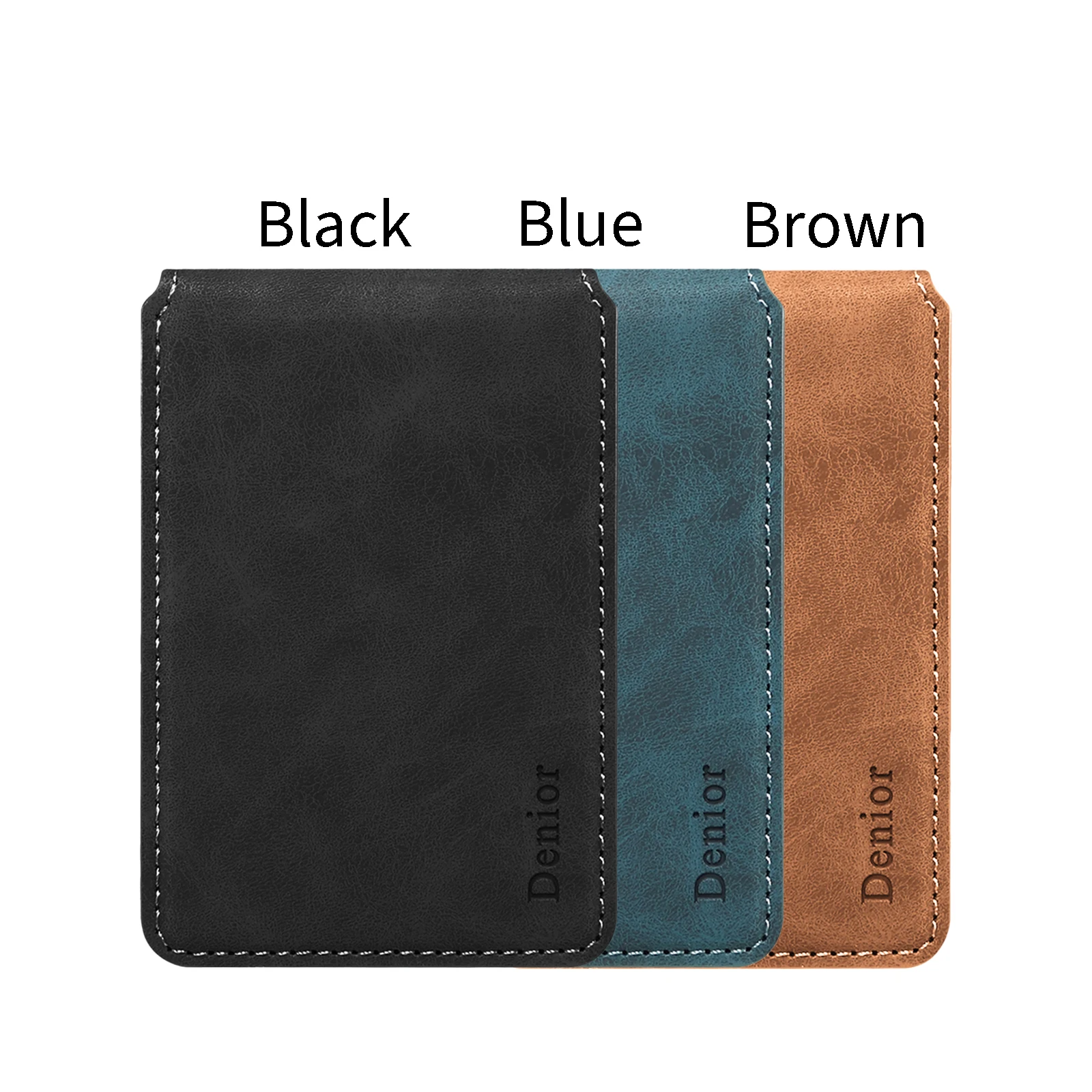 Denior Magnetic Leather Card Holder