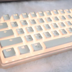Hangul Korean Pudding Keycap Set - PBT OEM Profile (Korean white)