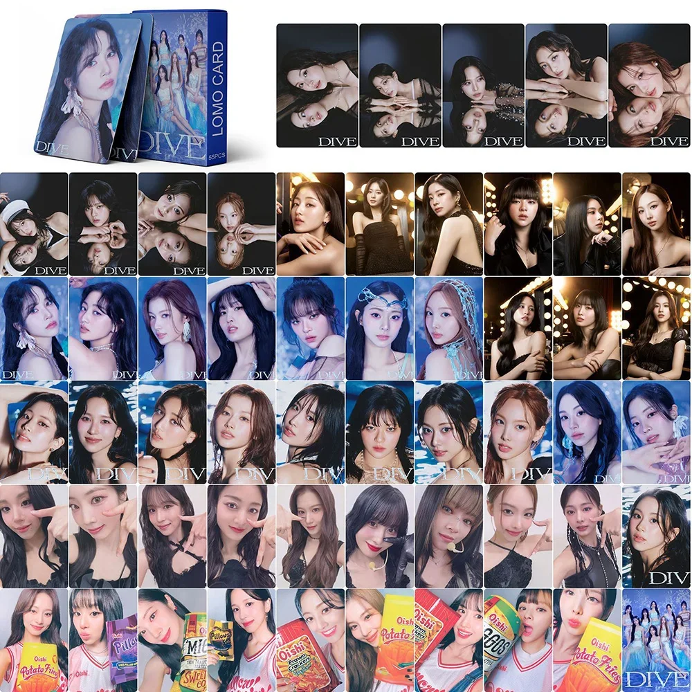 TWICE Photocard New Album The Feels HD Photo LOMO Card Pictures Fans Gift 55pcs