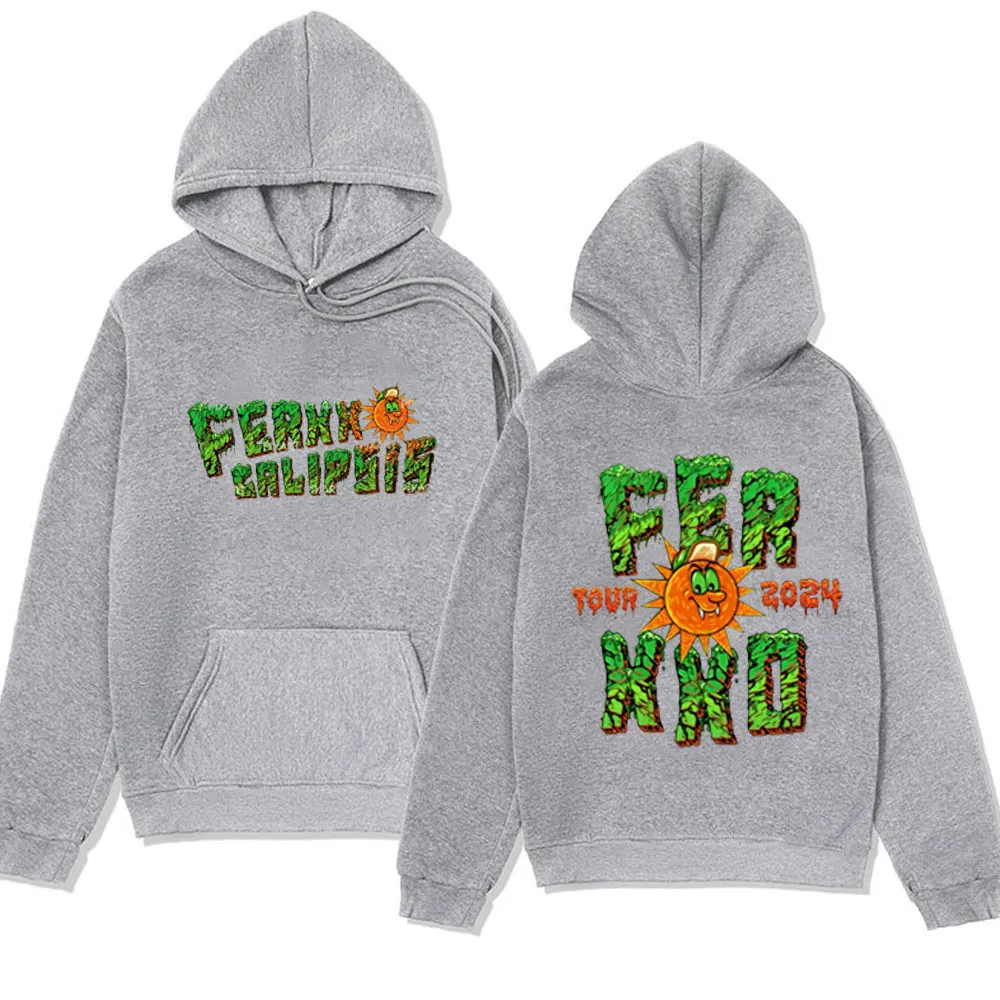Rap Feid Ferxxo Ferxxocalipsis Tour 2024 Hoodie Men Women Winter Long Sleeve Fleece Sweatshirt Oversized Hip Hop Hoodies Male