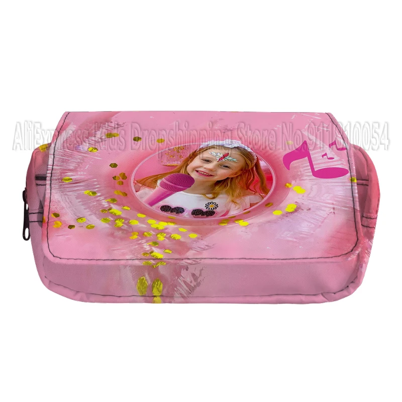 Like Nastya Pencil Box Colorful Boys Girls Kids Pencil Case New Double Layer Zipper Pencilcase For Student School Stationery 4