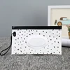 1Pcs EVA Portable Snap-Strap Tissue Box Wet Wipes Bag Flip Cover Cosmetic Pouch Outdoor Useful Baby Stroller Accessories 4