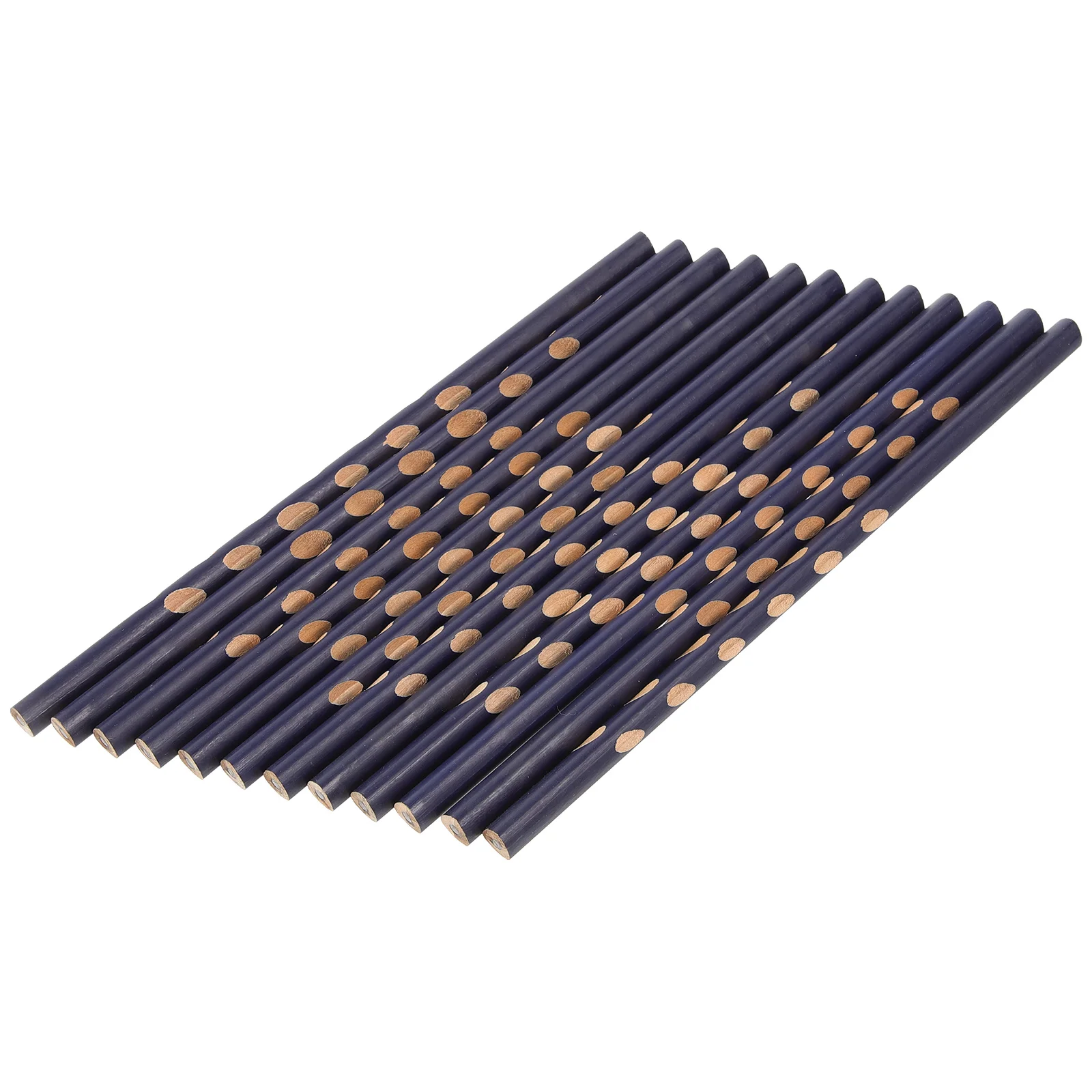 

Карандаш с треугольными отверстиями 12 шт., коррекция осанки для письма, школьные и офисные принадлежности (синий)