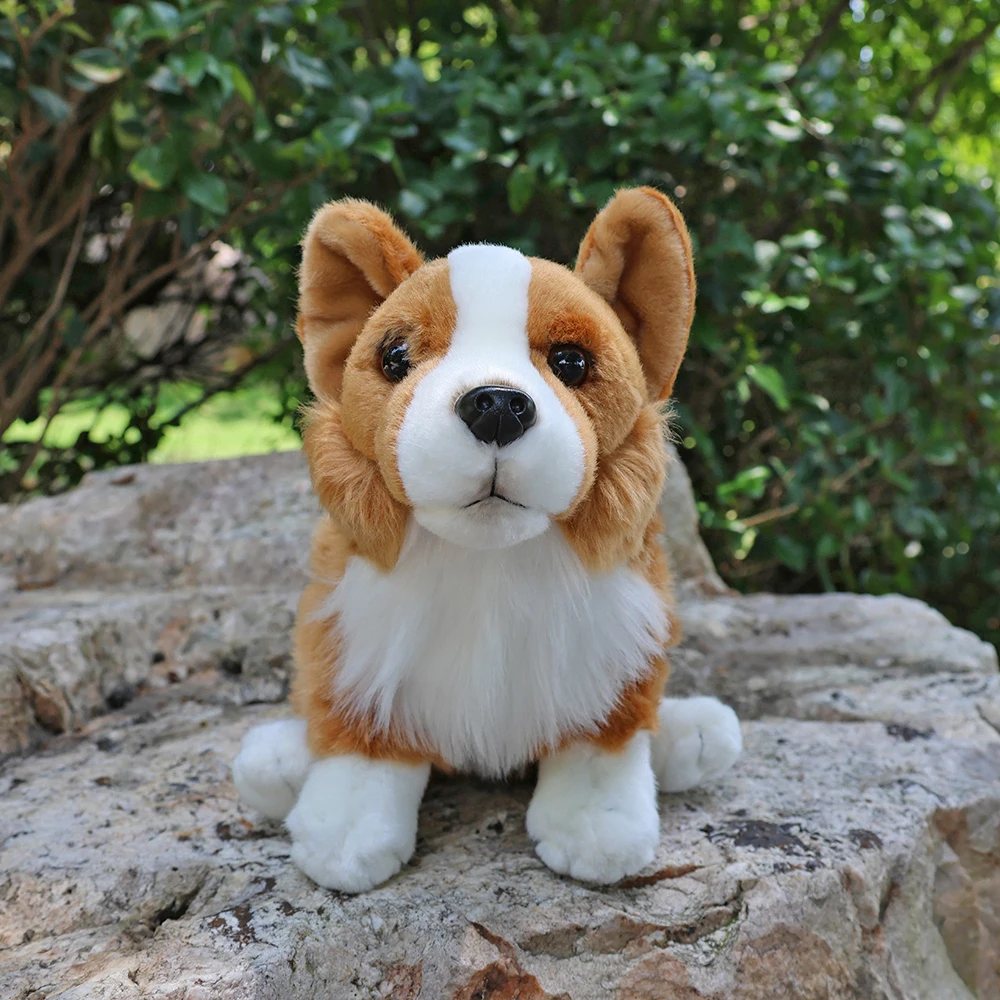 Lifelike Sitting Version Welsh Pembroke Plush Toys Dog
