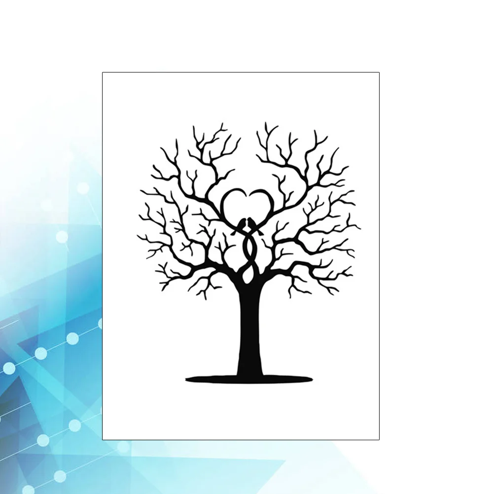 Weding Signing Book Weddings Wedding Fingerprint Tree Baby Shower Signing Weddings Box 40 X