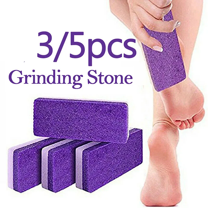 3/5pcs Reusable Foot Pumice Sponge Stones Foot Care Callus Exfoliate Hard Skin Remover Pedicure Scrubber Scrub Manicure Tools