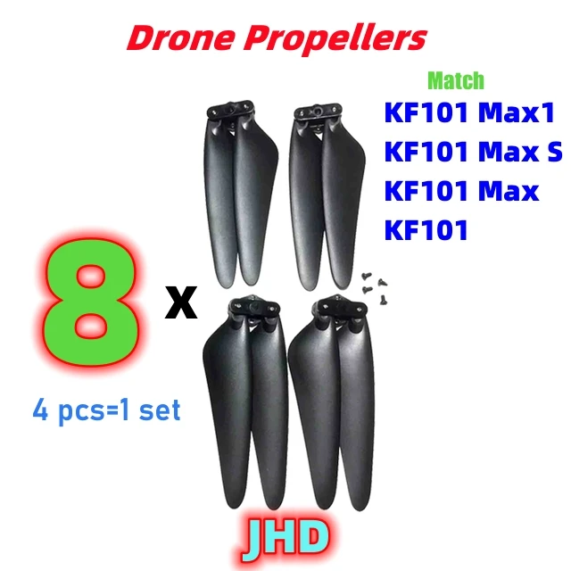 KF101 MAX Lames de Drone Lot de 1 à 10 - Hélices de Rechange