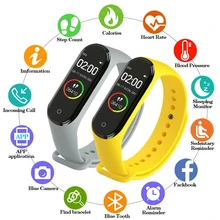 

M4 Smart Digital Watch Bracelet Men Women Heart Rate Monitoring Running Pedometer Calorie Counter Health Sports Smart Bracelet
