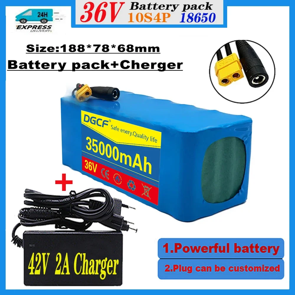 

100% Original 10S4P 36V 35000mAh Electric Scooter Lithium Battery 18650 battery pack 36V 35Ah Electric Scooter Battery batteris