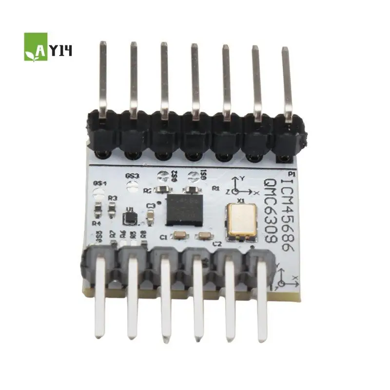 AY14 -ICM-45686 + QMC6309 슬라임버 스몰 슬라임 가속도계/자이로스코프/자력계 모듈