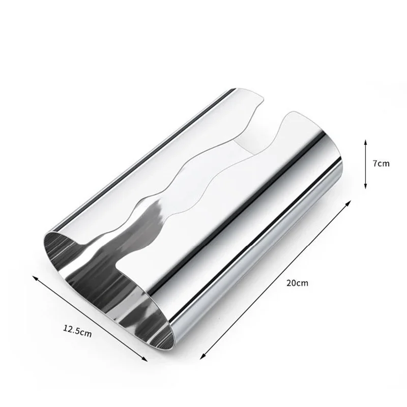 Nordic Luxury Stainless Steel Tissue Box for Living Room Desktop Tissue Holder Silver Plated Paper Storage Box Organization 2