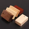 3.15x2x0.98inch Natural Wood Gift Boxes with Sliding Top Storage Box for Necklace Ring Jewelry or USB Wood Storage Box 6