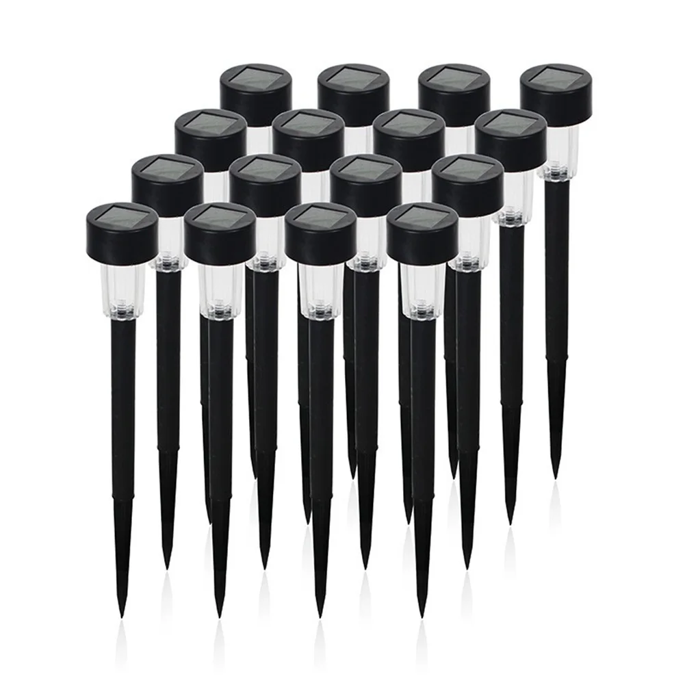 

10pcs LED Solar Lawn Lights With 2v11mAh Solar Panel IP55 Waterproof Easy Assembly Outdoor Garden Decorative Landscape Lamp
