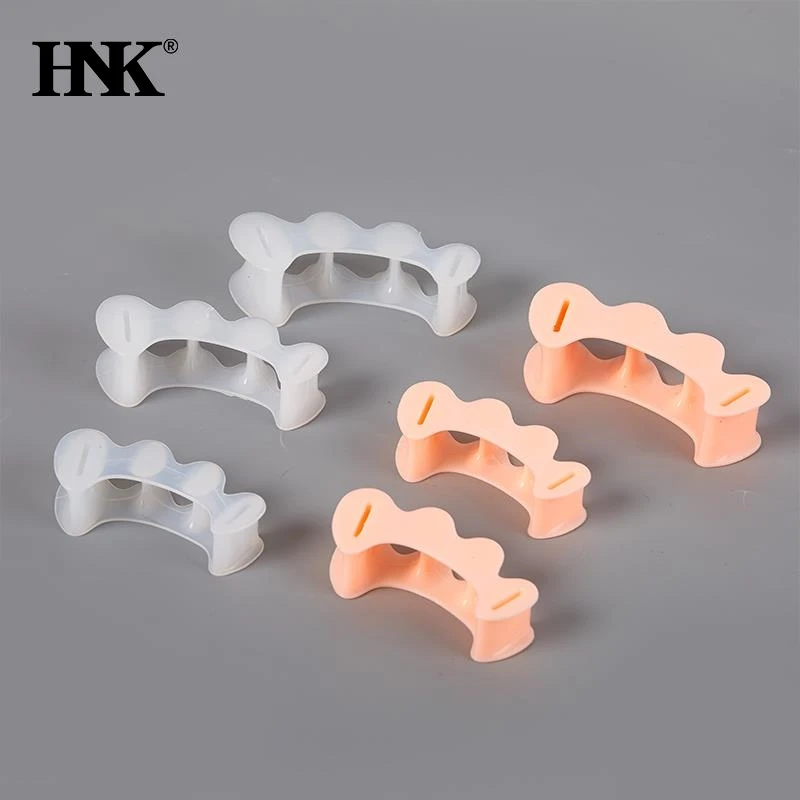 Toe Separators Toe Corrector Toe Spreader Finger Toe Separator Toe Protectors Ingrown Toenail Corrector 2Pcs = 1Pair Hard Silicone Toe Finger Separator 3 Hole Hallux Valgus Orthopedic Spacers Bunion Overlapping Hammer Foot