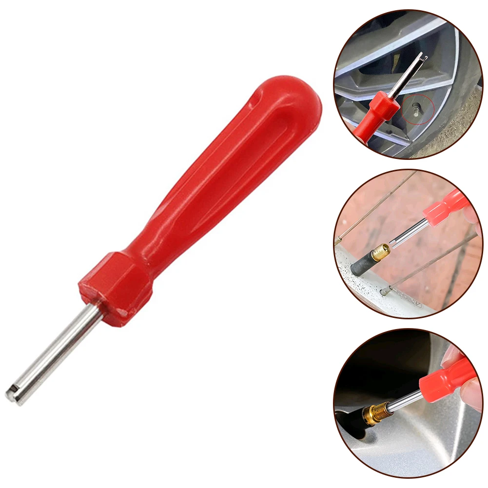 

Car Tire Valve Core Removal Tools Tyre Valve Core Wrench Spanner Tire Repair Kit Car Bicycle Universal Valve Core Screwdriver