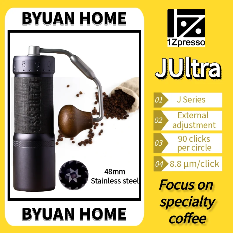 1zpresso JULTRA 익스트림 실버 버 커피 그라인더 에스프레소 커피 밀 그라인딩 코어 수동 커피 그라인더 - AliExpress 6