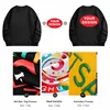 Customized Thick Winter Loose Sports Shirt With Printed Embroidery LOGO Round Neck Hoodie Personal Company Work Uniform 5