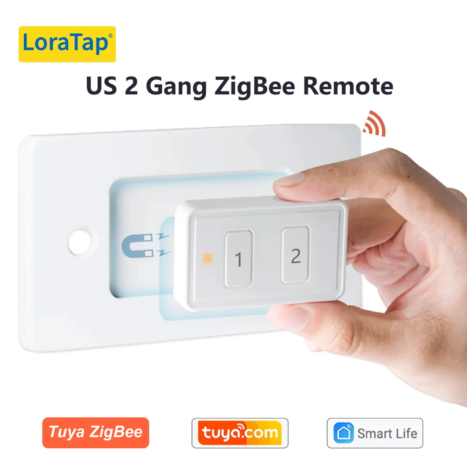 LoraTap ZigBee 3.0 Wireless 13 Types Push Button EU US thumbnail 3