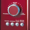 Retro Large 0.9 cu ft Countertop Microwave Oven, 12 Pre-Programmed Cooking Settings, Digital Clock,Metallic Red 5