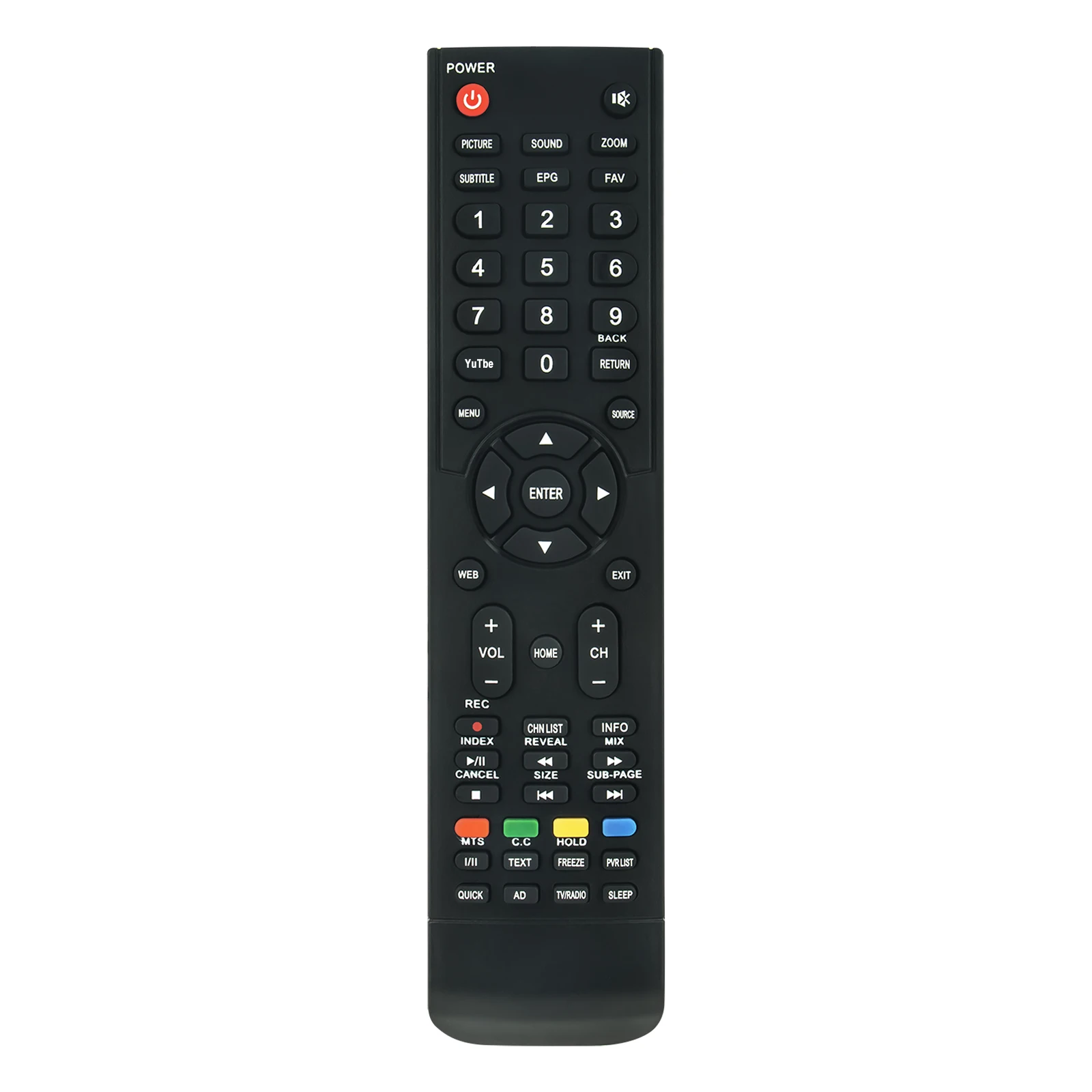VINABTY Telecomando Universale RM-C3311 Per TV JVC LT-43HW97U, LT-49HW97U, LT-55HW97U