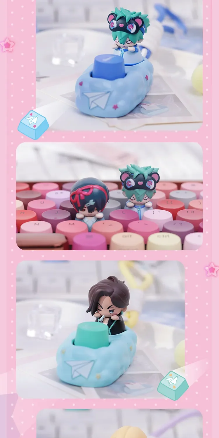 【Auf Lager】Echte Alien Stage Sunny Doll Series Blind Box Mechanische Tastenkappen Niedliche Ivan Luka Mizi bis Spielzeuggeschenk Halloweentrend – Detail 4
