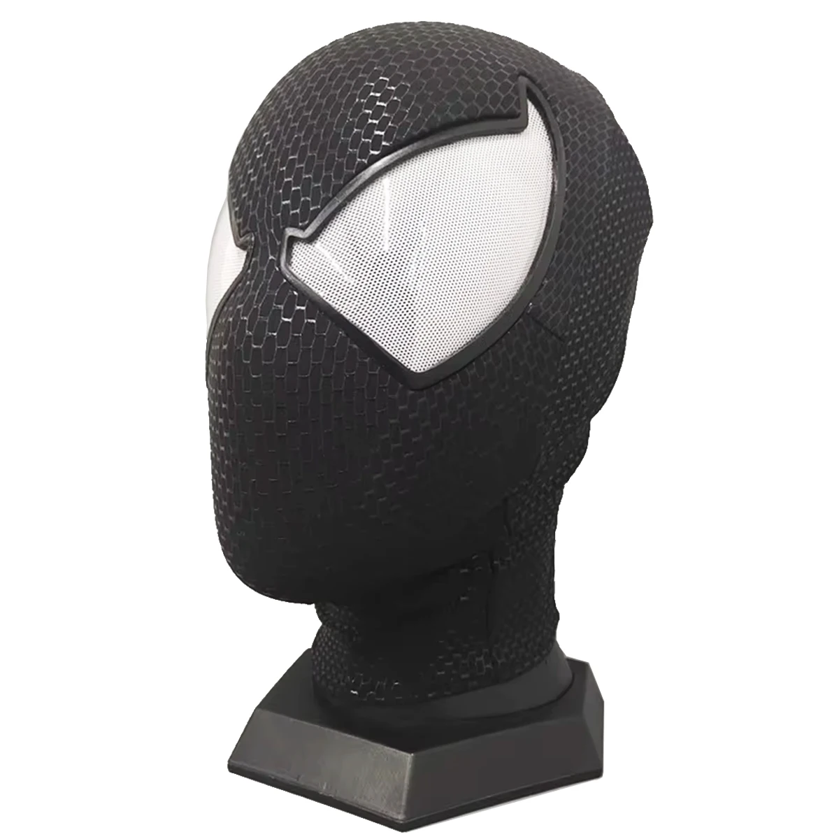 【超激レア入荷】ブラックスパイダーマン 精巧マスク　1/1マーベル おすすめ ブラックスパイダーマン 超激レア入荷】 精巧マスク