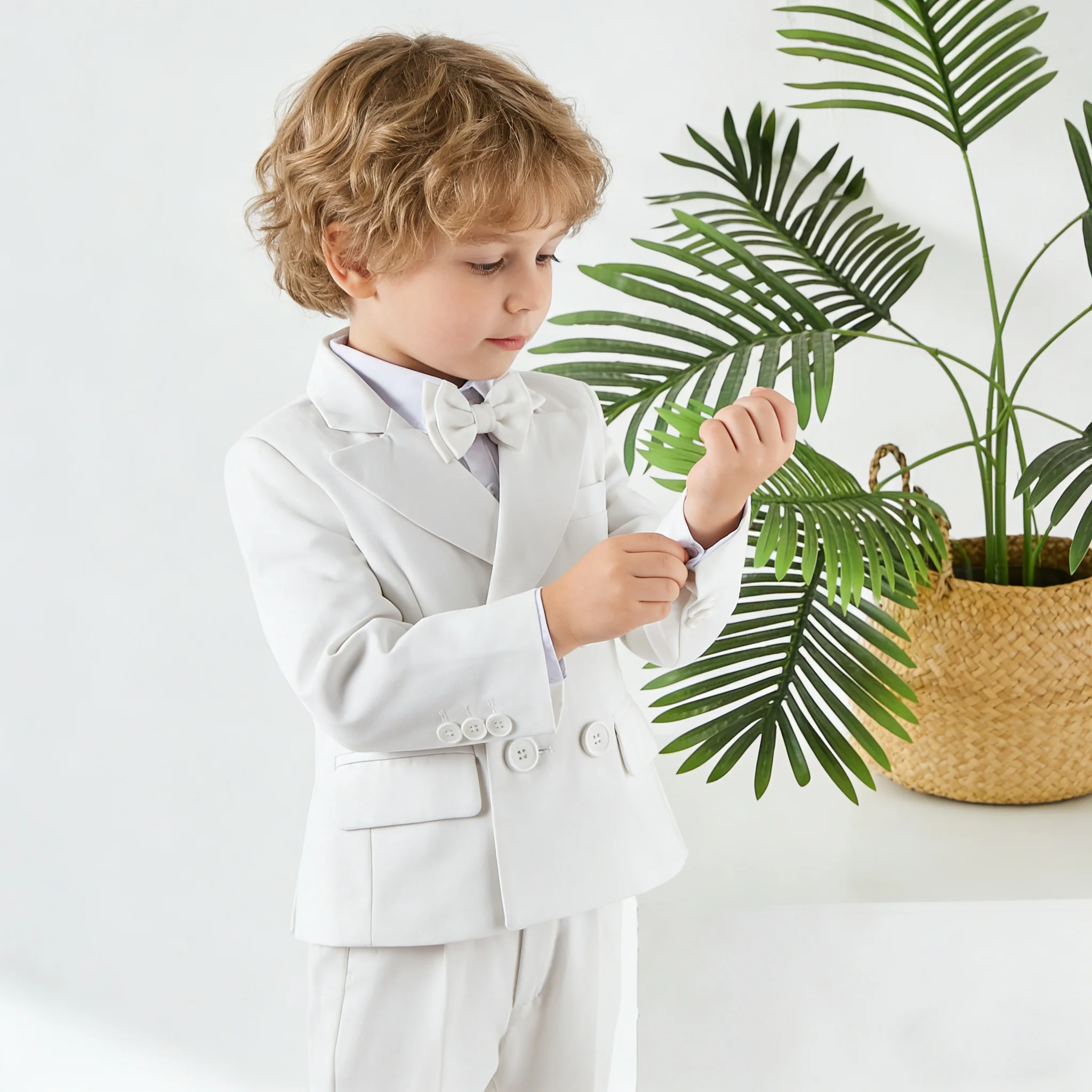 Baby Boy White Gentleman Suit 2