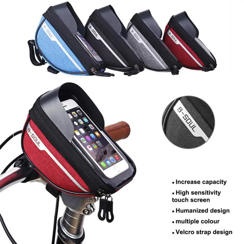 

Bicycle Bag Bike Bag Frame Front Top Tube Cycling Mobile Phone Case Holder Waterproof Luggage Rack MTB Bicycle Accessories