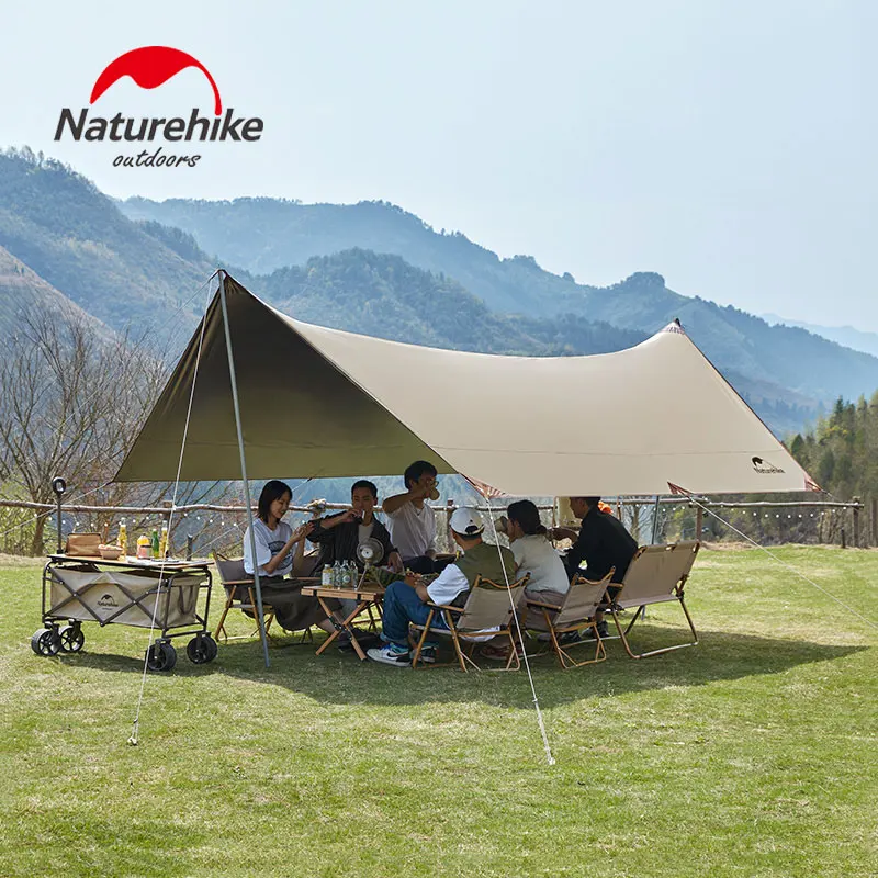

Naturehike Tarp Tent Shade Waterproof Awning 150D Ultralight Canopy Sunshade Outdoor Camping Rain Fly Beach Sun Shelter