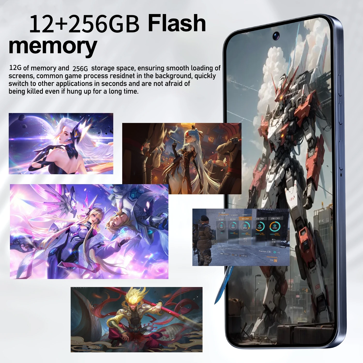FUFFI-Note 14 Pro,Smartphone Cellphones Android 10,6.8 inch Screen,8+256GB,13+24MP,Mobile phone,5000mAh Google Play Store,Phone 6
