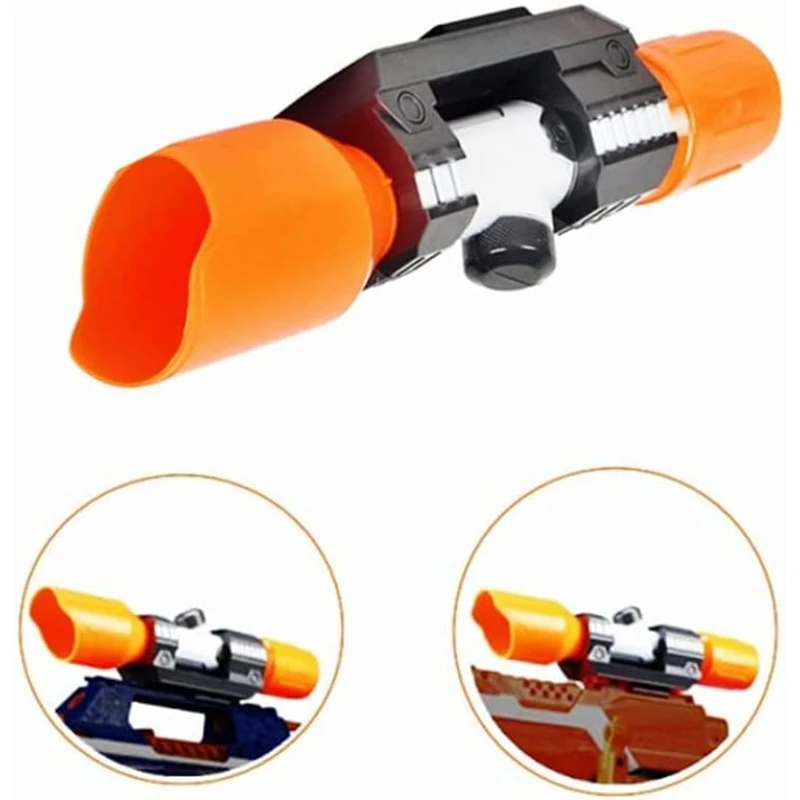 Scope Sight for Nerf Gun Toy Plastic Tactical Scope Sight Attachment with Reticle Targeting Accessory for Modify Toy Kids Gift 6