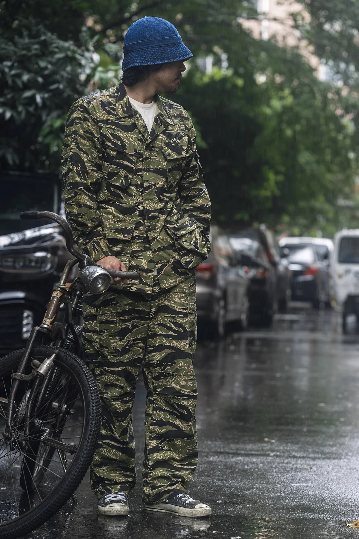 Non Stock TCU Tiger Stripe Camo Jacket Vietnam War Ripstop