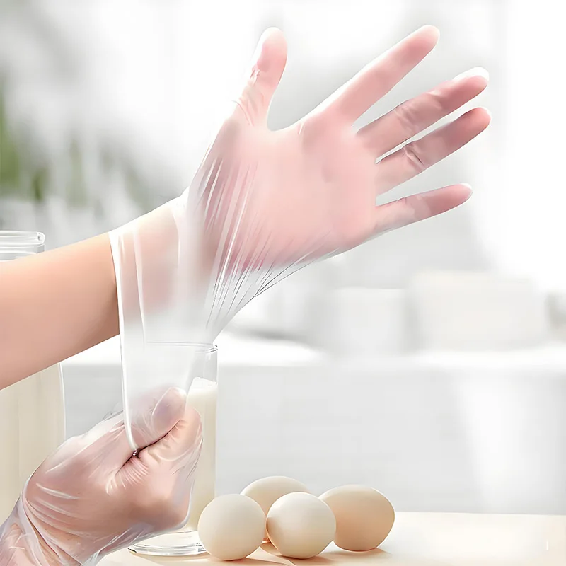 Thickened Non Slip Disposable TPE Kitchen Gloves