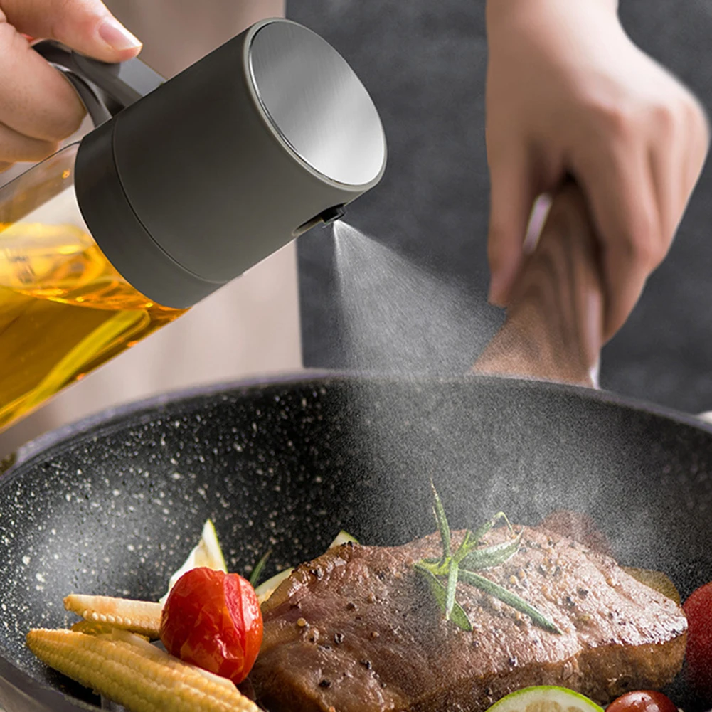 250ML Edible Oil Spritzer Versatile Refillable Spray Bottles Rust-Proof Olive Oil Mister for Air Fryer Grilling Baking