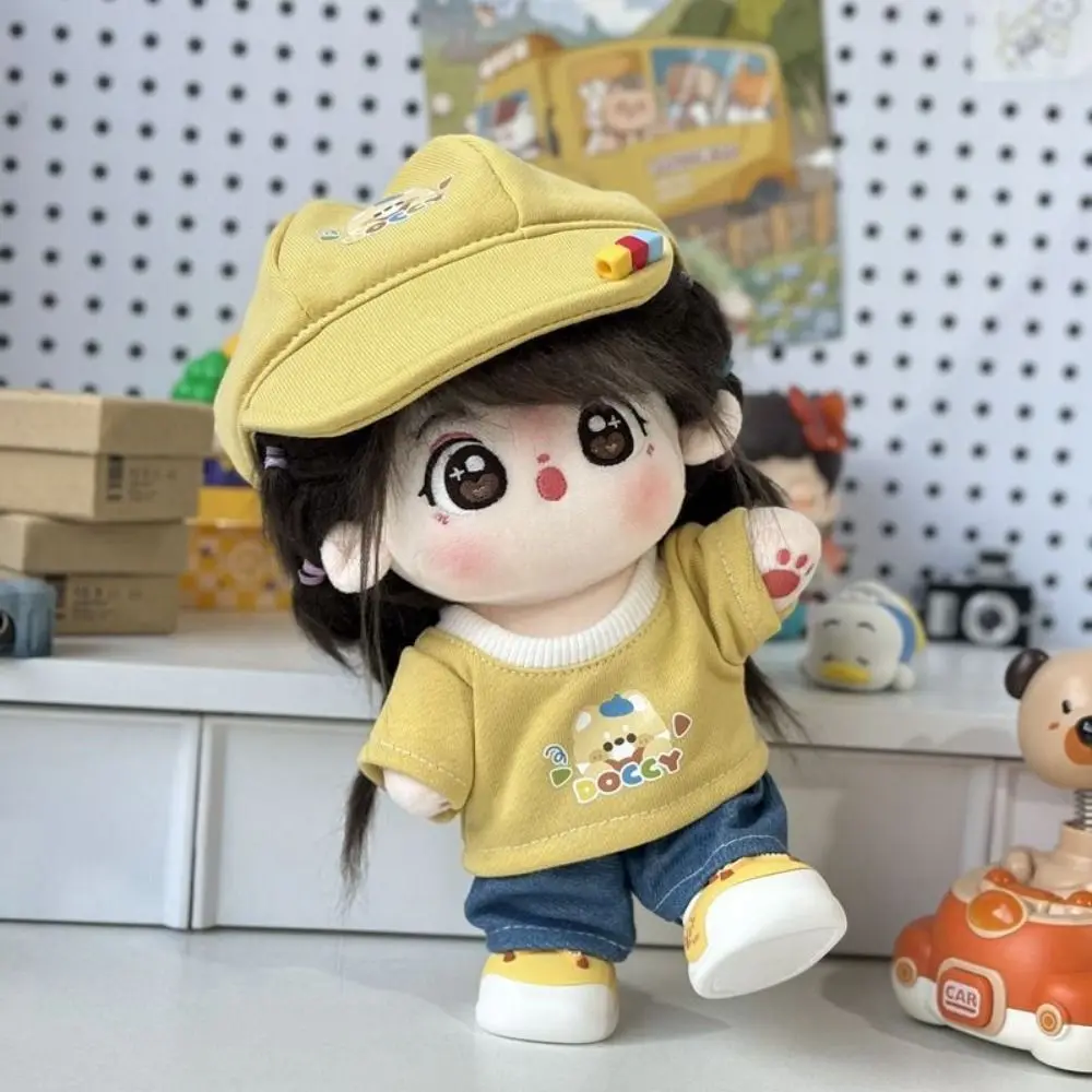 Hoodie 20cm Cotton Clothes Multi Color Dress Up Cotton Outfit Dress Mini Collection 20cm Flower Dress Cotton Accessories