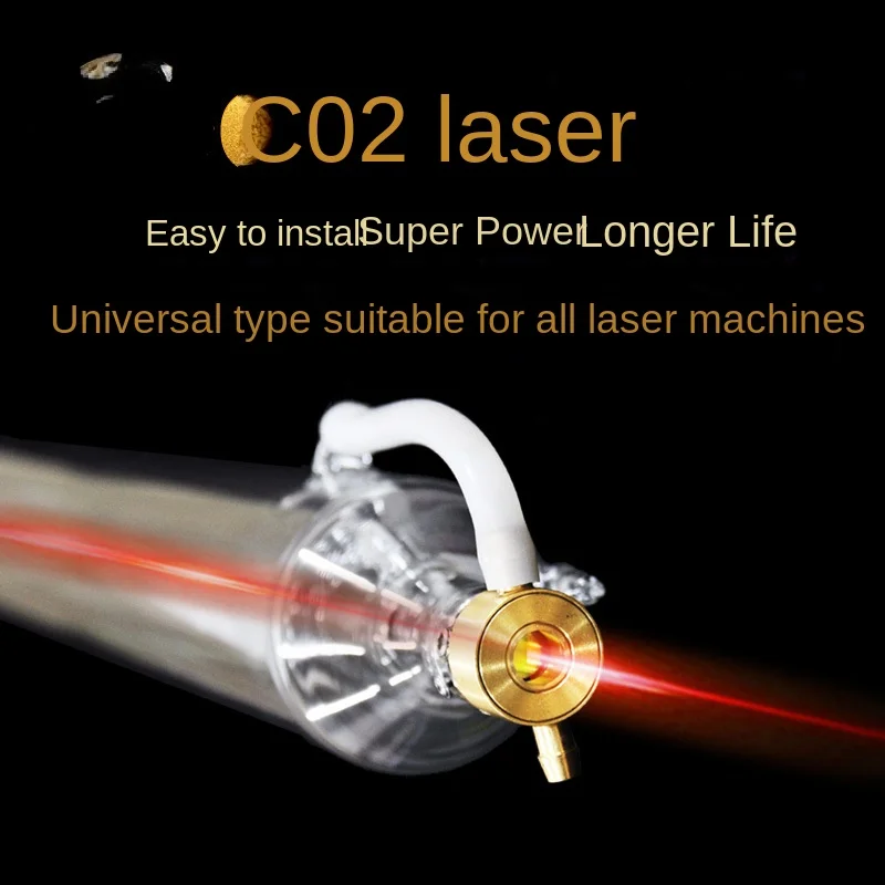 

CO2 Laser Tube 90W Length 1.25 M Diameter 80mm Engraving Machine Cutting Machine Laser Tube
