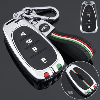 Cover per chiave/telecomando per Chevrolet Cruze Spark Sonic Camaro Volt Bolt Trax Malibu Captiva Lacetti Aveo 2 3 4 5 pulsante - Custodia portachiavi per auto Fob Shell per Chevrolet Cruze Spark Sonic Camaro Volt Bolt Trax