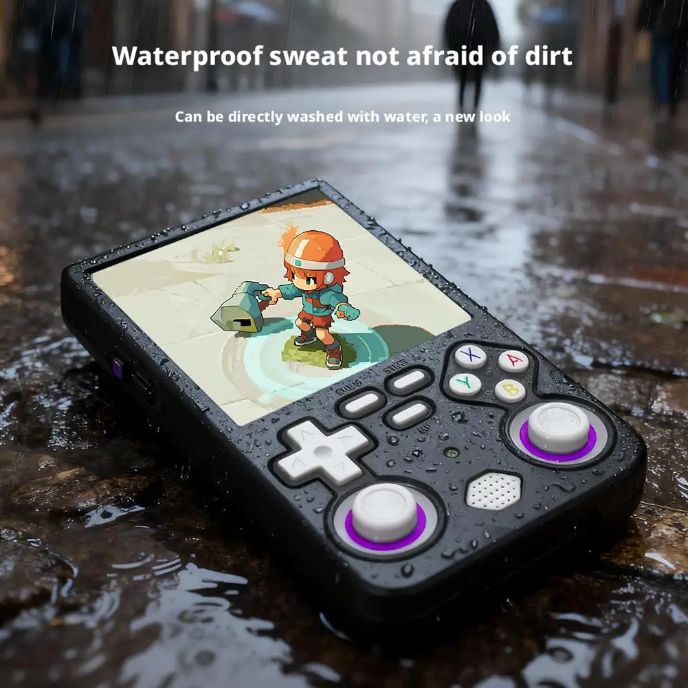 Shockproof Silicone Game Console Protective Case with Lanyard