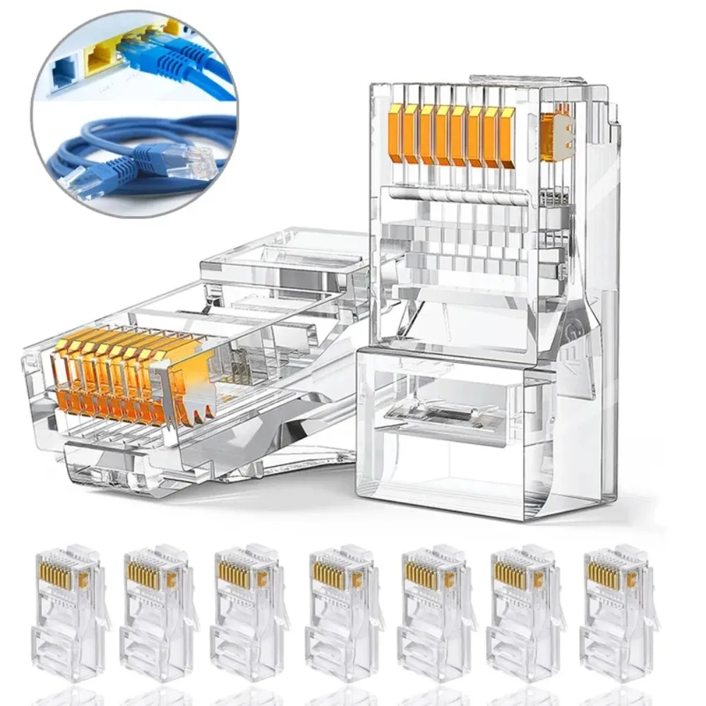 고속 인터넷 연결을 위한 필수품: RJ45 이더넷 케이블 모듈 플러그 세트