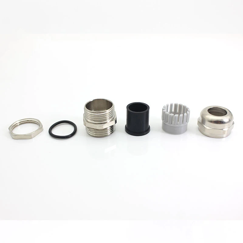 Waterproof Cable Gland brass Glands IP68 PG7 PG9 M12 M16 Metal Joint PG13.5 M24*1.5 Cable Fixing Seal Joint M20 PG11 PG19 M25
