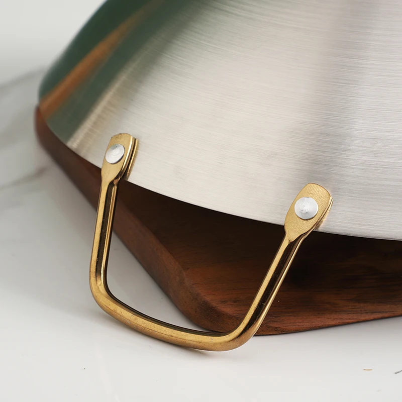 Stainless steel dry pot Thickened golden ear alcohol furnace Household non stick pan Small hotpot Golden Dry Pot pots and pans