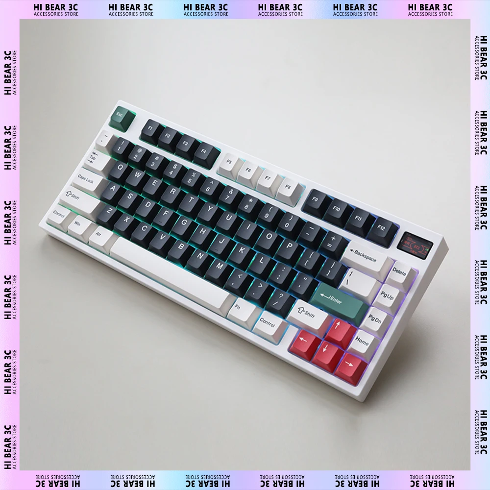 New Keydous Nj81 Hotswap Rgb Backlit Bluetooth Wireless Mechanical