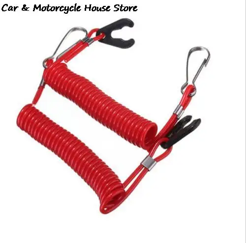 1pcs Boat Motor Kill Stop Switch Safety Tether Lanyard Yamaha Tohatsu Outboard Engine Motor Parts
