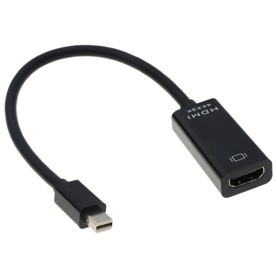 미니 디스플레이 포트 DP 수-HDMI 암 컨버터 어댑터 케이블 50 개, 에어 프로 맥 맥북 노트북용