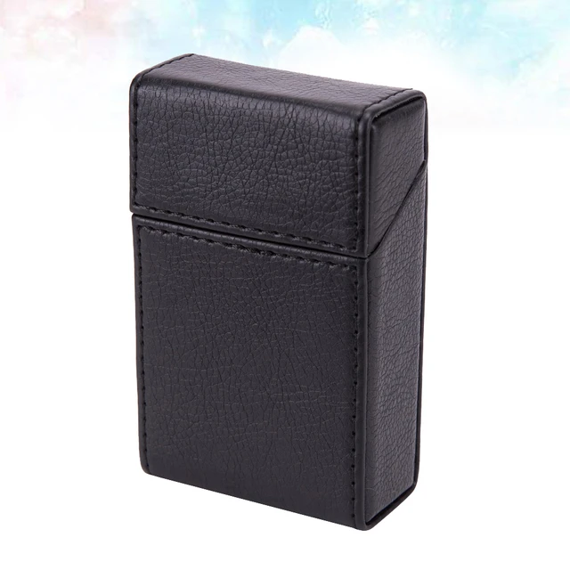 Premium Black Leather Lighter Case | eLighters